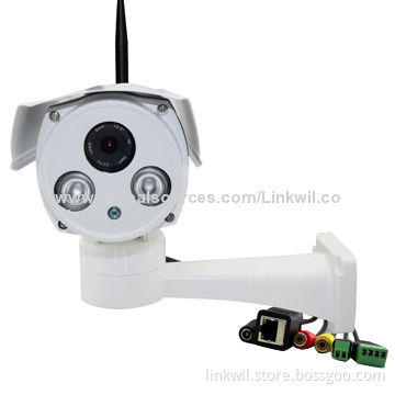 Night-vison Cameras, Onvif Compliant, P2P, WPS, 2 Array IR LEDs and Supports Two-way Audio